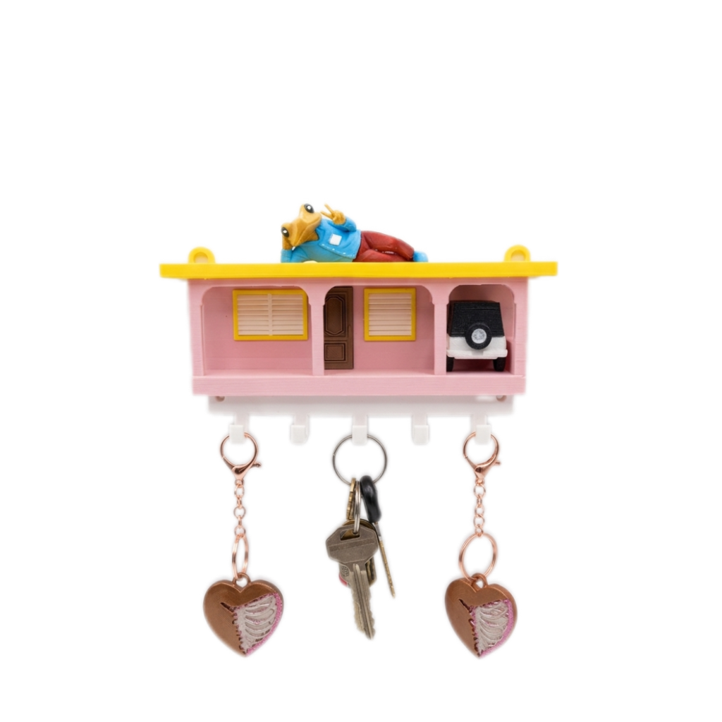 Casita Keyholder with sapo concho (Puerto Rico and USA )